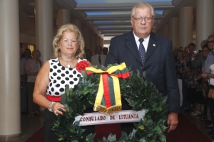 El lunes 16 de febrero se llevó a cabo el acto conmemorativo por el 97º Aniversario de la Independencia de la República de Lituania.