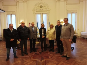 Reunión en la Municipalidad de Rosario